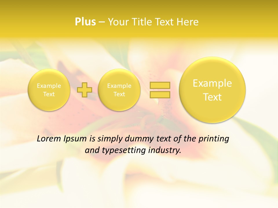 Exotic Blossom Natural PowerPoint Template