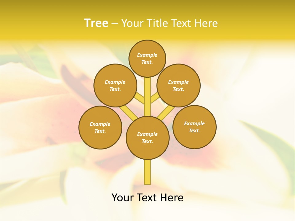 Exotic Blossom Natural PowerPoint Template