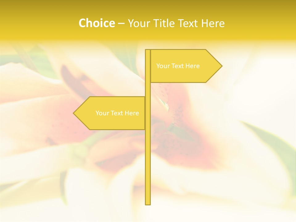 Exotic Blossom Natural PowerPoint Template