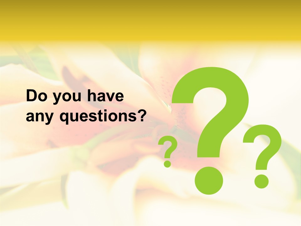 Exotic Blossom Natural PowerPoint Template