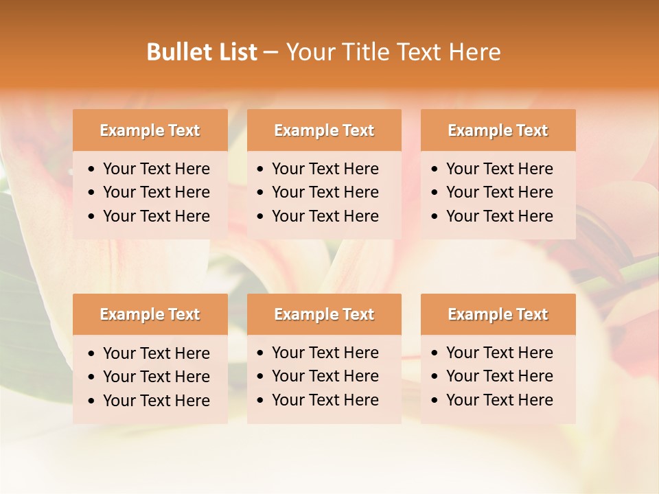 White Pink Petal PowerPoint Template