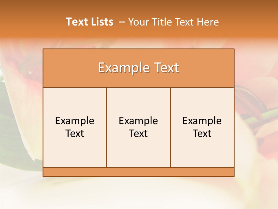 White Pink Petal PowerPoint Template