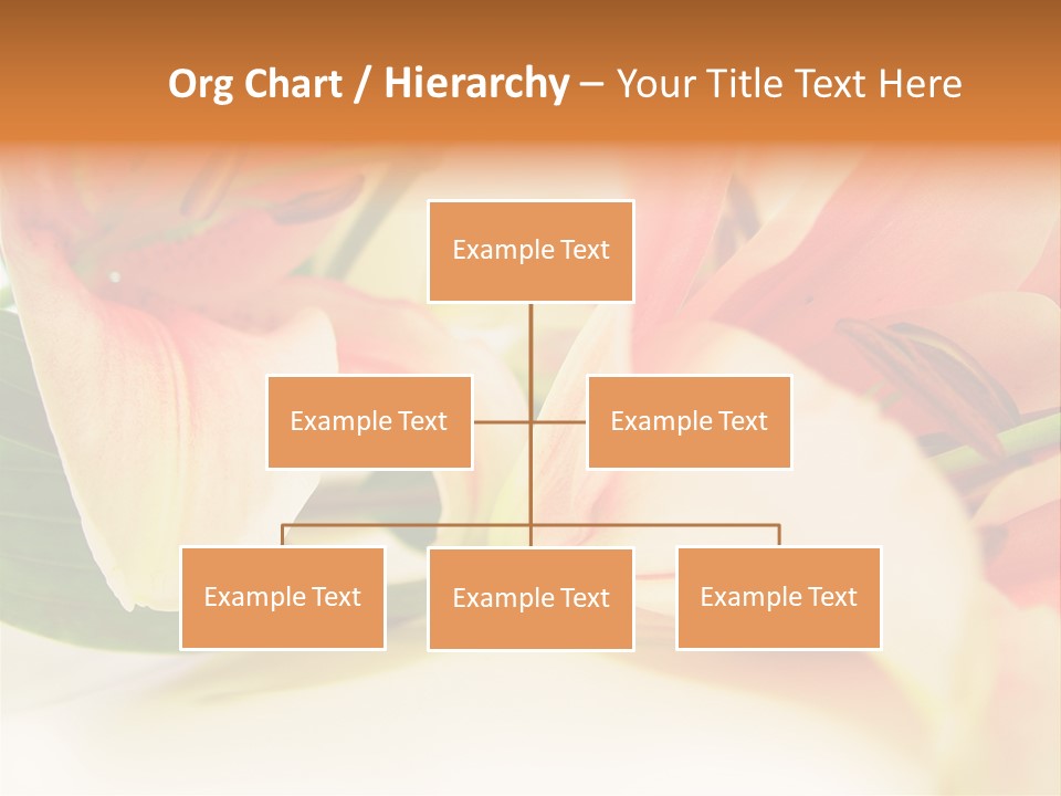 White Pink Petal PowerPoint Template