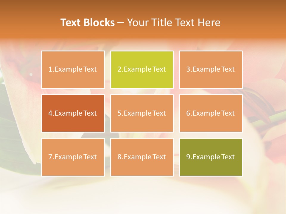 White Pink Petal PowerPoint Template