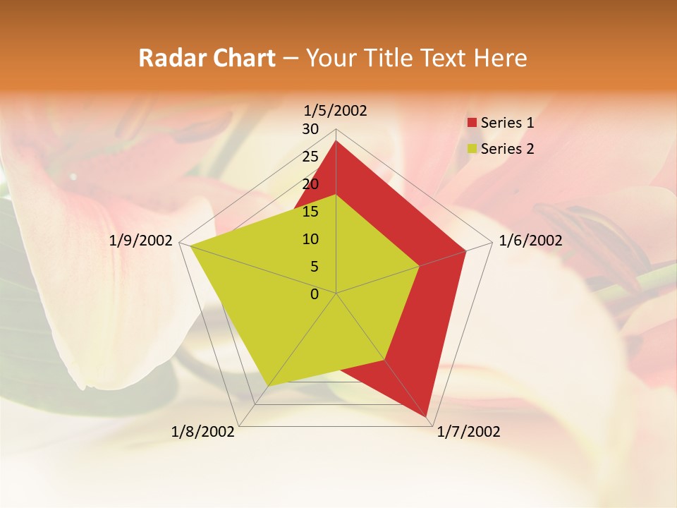 White Pink Petal PowerPoint Template