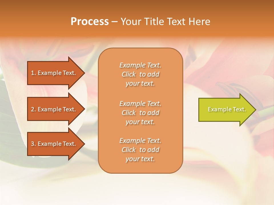 White Pink Petal PowerPoint Template