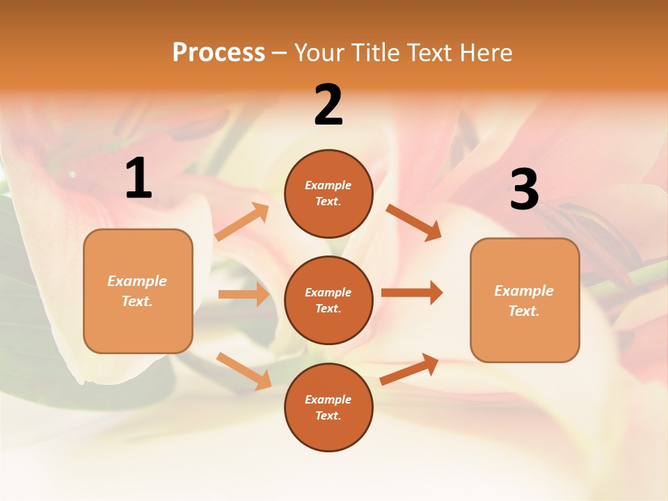 White Pink Petal PowerPoint Template