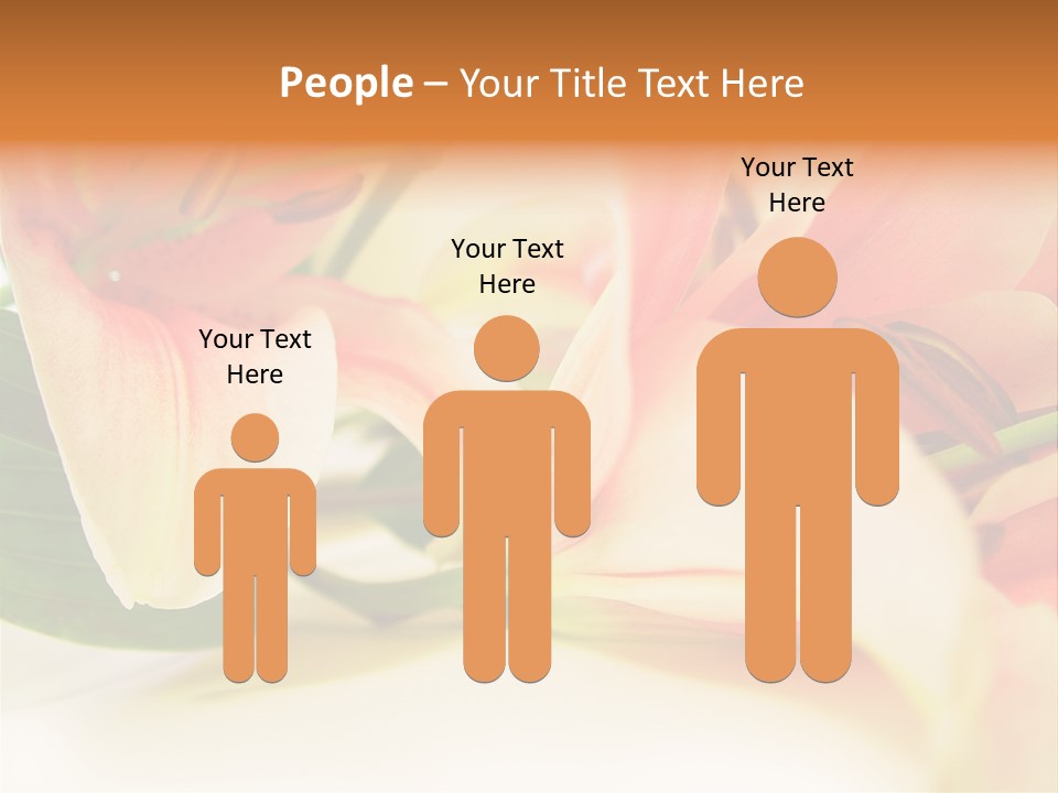 White Pink Petal PowerPoint Template