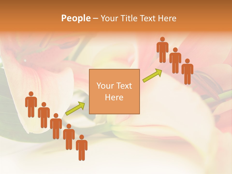 White Pink Petal PowerPoint Template