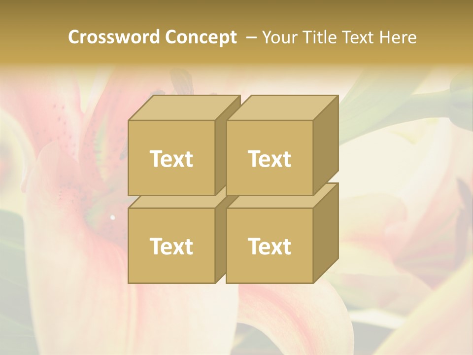 Nature Plant White PowerPoint Template