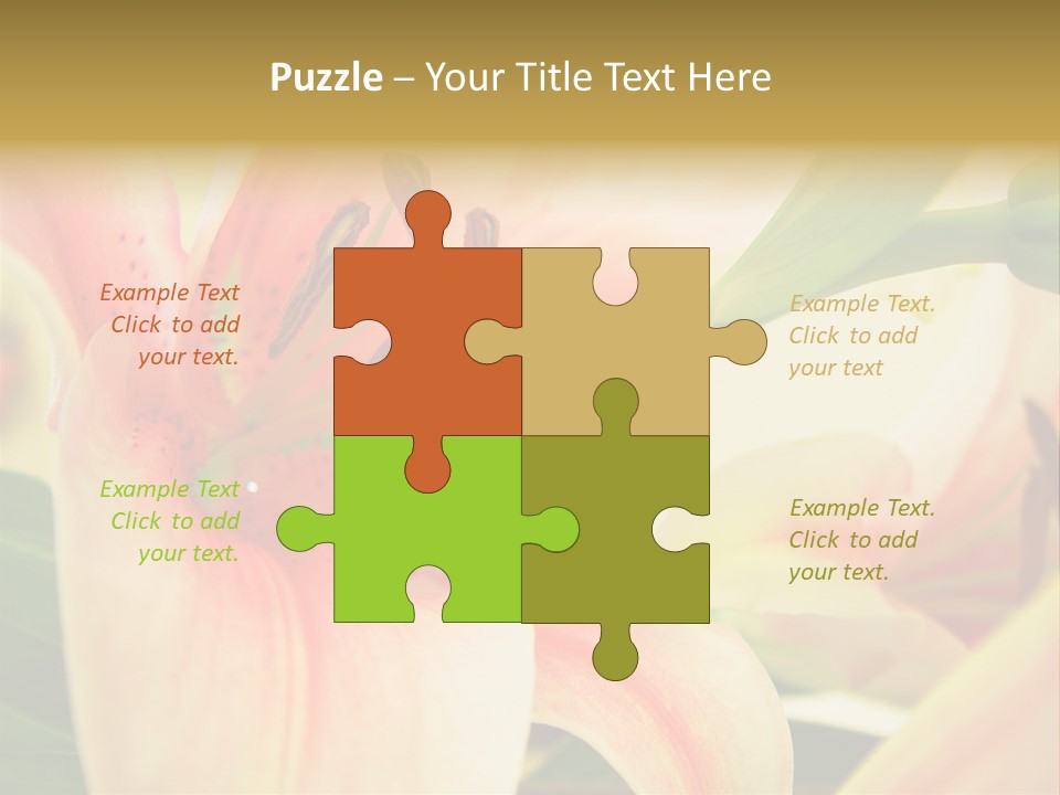 Nature Plant White PowerPoint Template