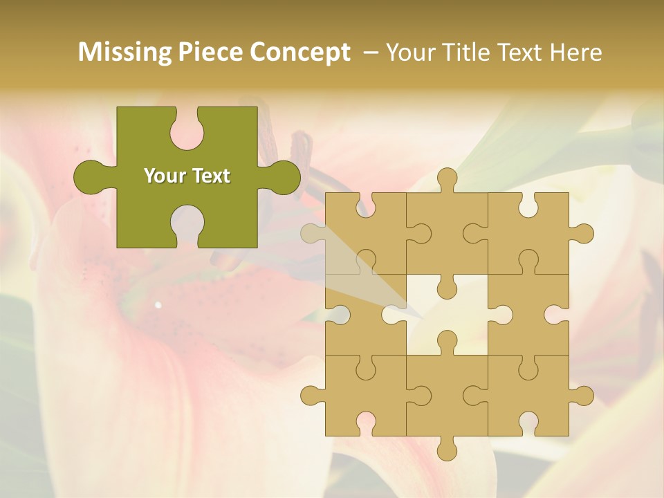 Nature Plant White PowerPoint Template