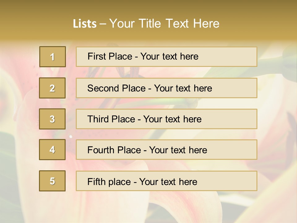 Nature Plant White PowerPoint Template