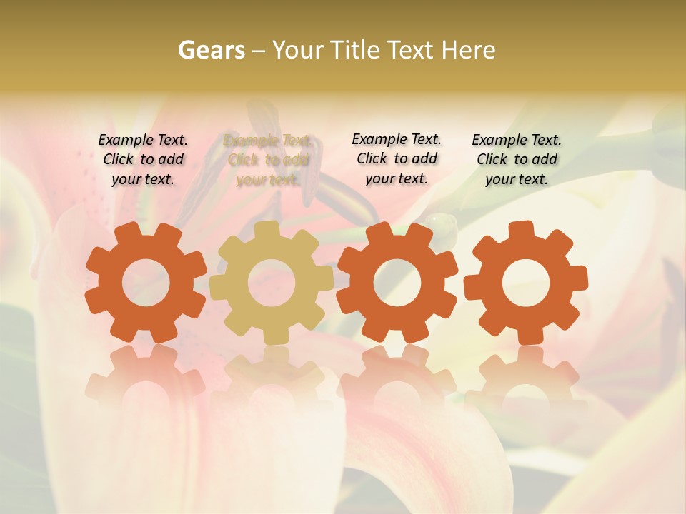 Nature Plant White PowerPoint Template