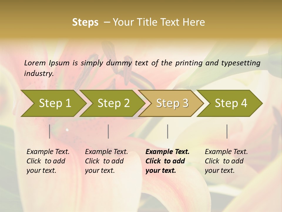 Nature Plant White PowerPoint Template
