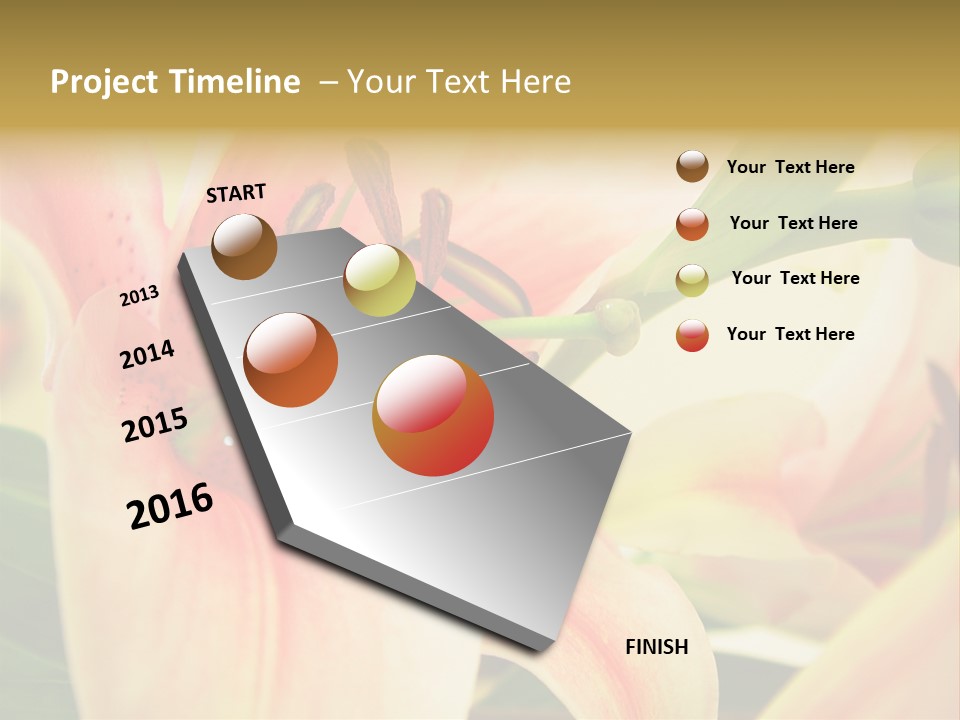 Nature Plant White PowerPoint Template