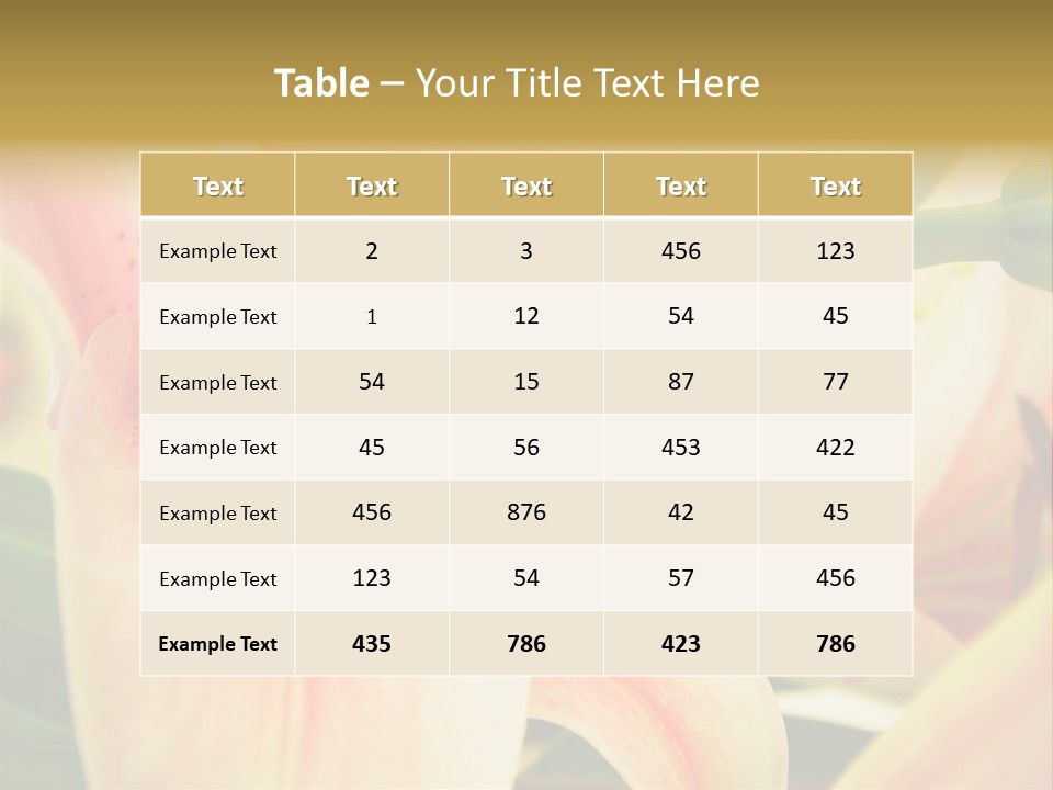 Nature Plant White PowerPoint Template