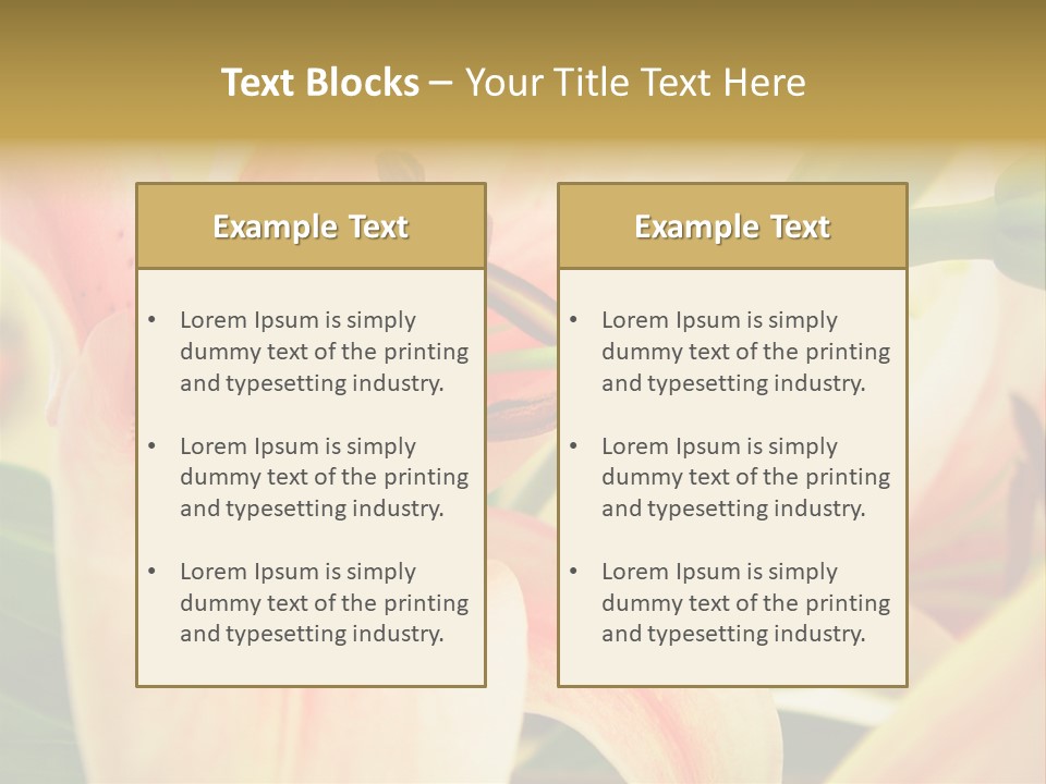 Nature Plant White PowerPoint Template