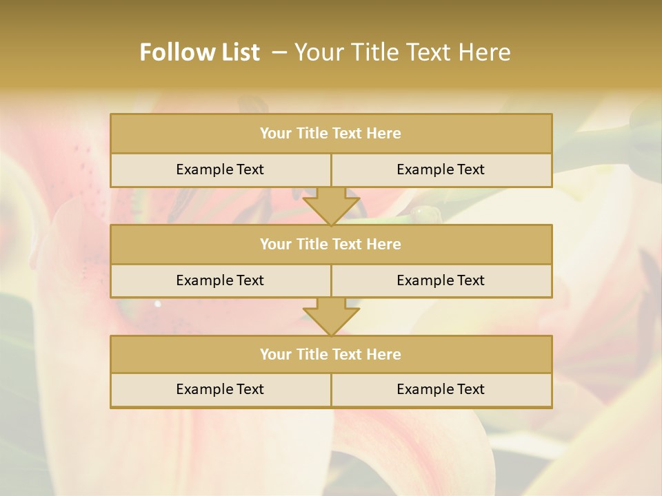 Nature Plant White PowerPoint Template