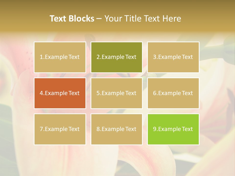 Nature Plant White PowerPoint Template