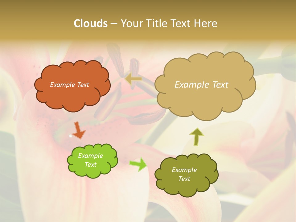 Nature Plant White PowerPoint Template