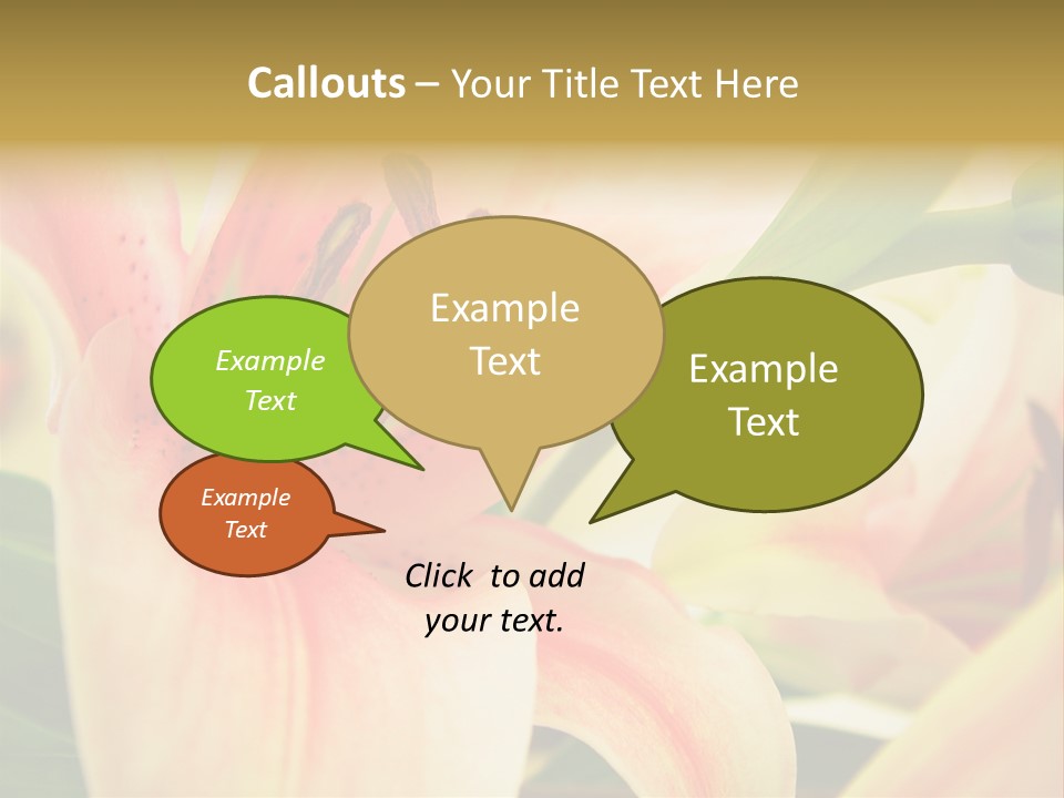 Nature Plant White PowerPoint Template