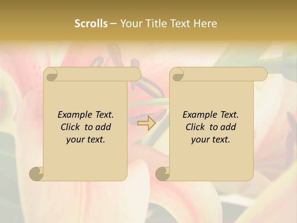 Nature Plant White PowerPoint Template