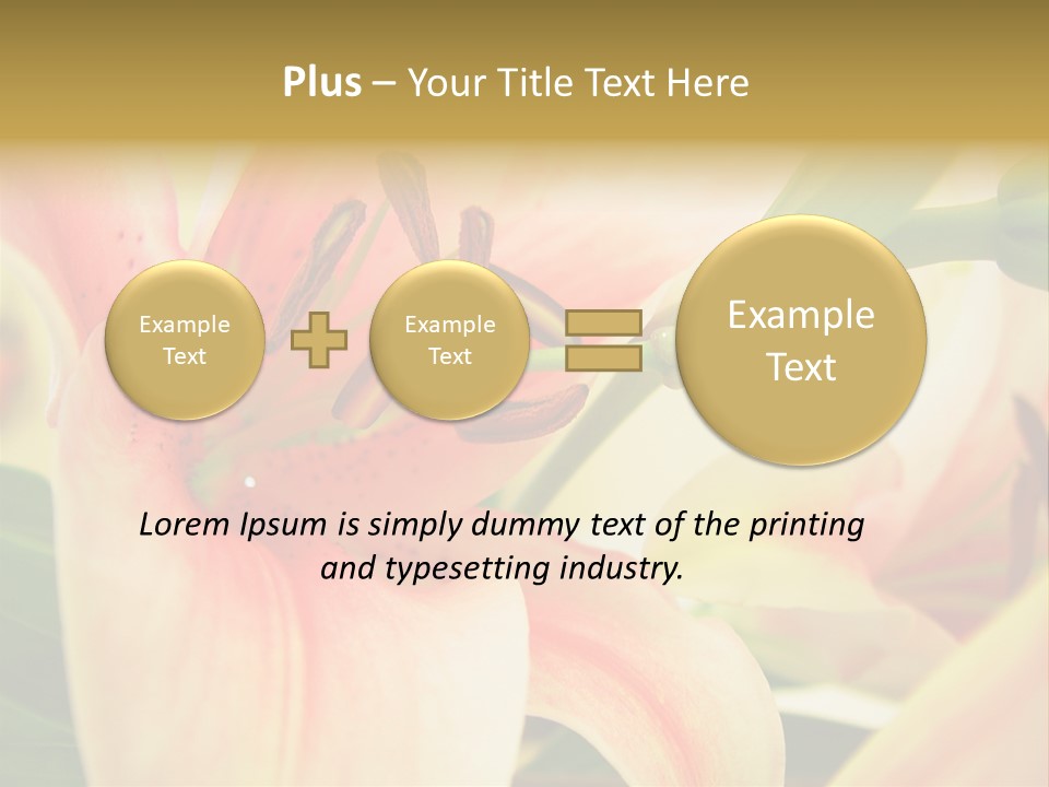 Nature Plant White PowerPoint Template