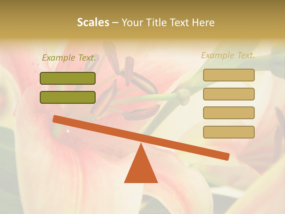 Nature Plant White PowerPoint Template