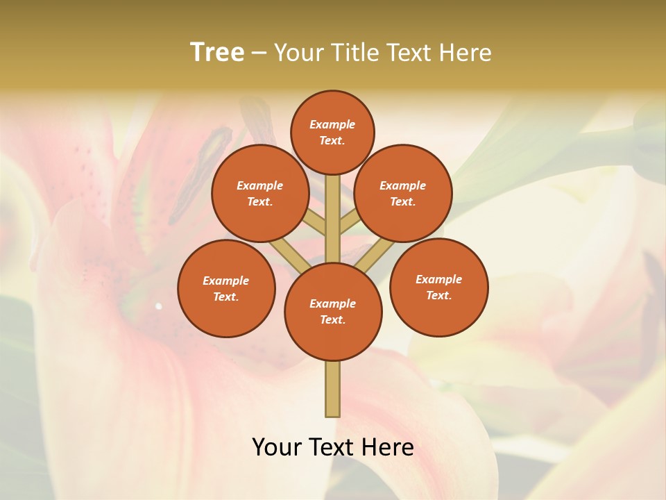 Nature Plant White PowerPoint Template