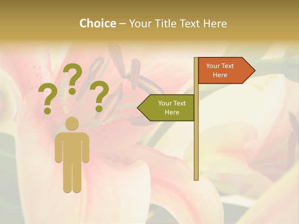 Nature Plant White PowerPoint Template