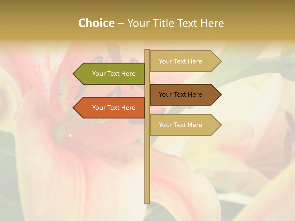 Nature Plant White PowerPoint Template