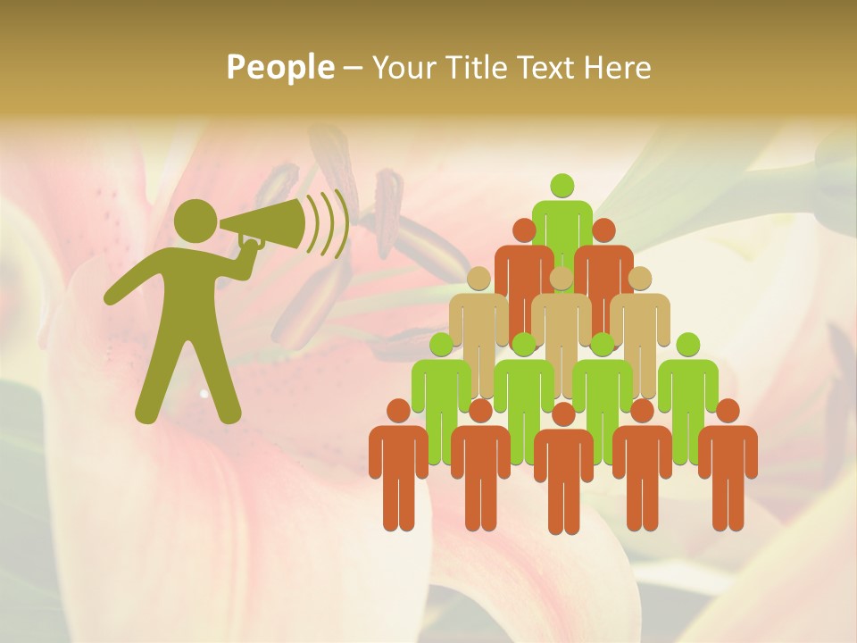 Nature Plant White PowerPoint Template