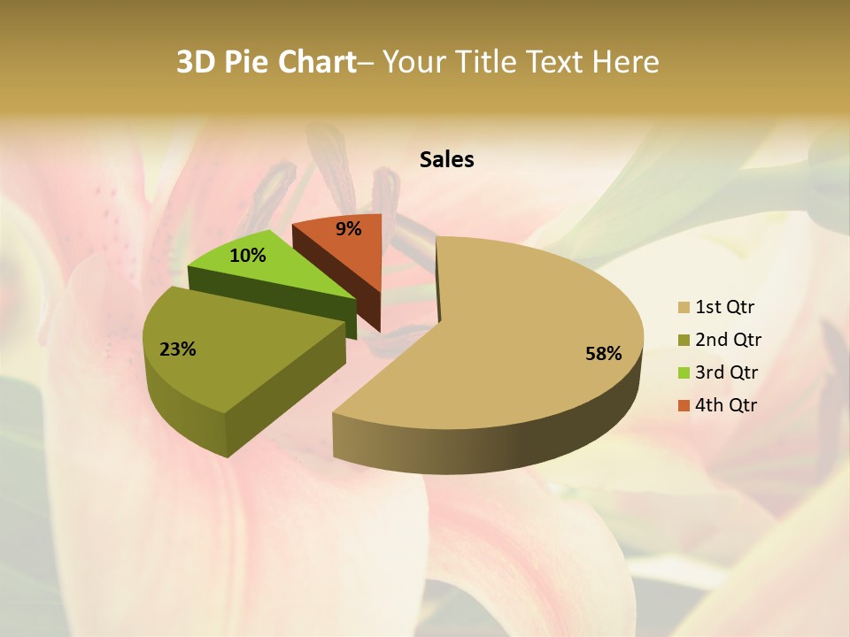 Nature Plant White PowerPoint Template