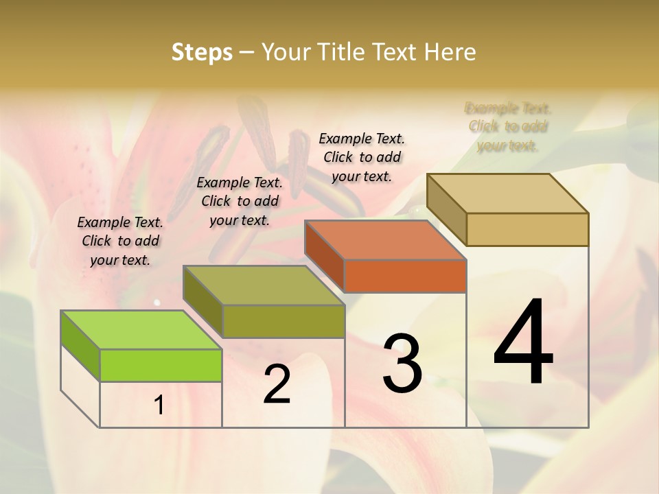 Nature Plant White PowerPoint Template