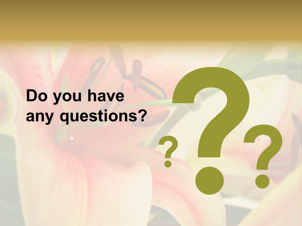 Nature Plant White PowerPoint Template