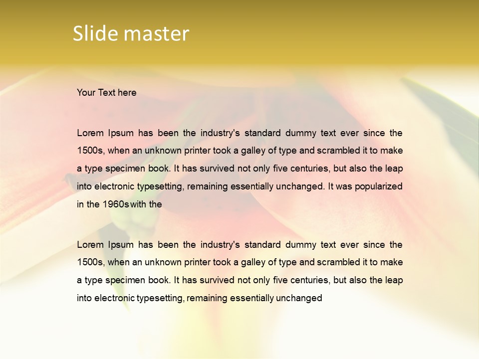 Wedding Line Zen PowerPoint Template