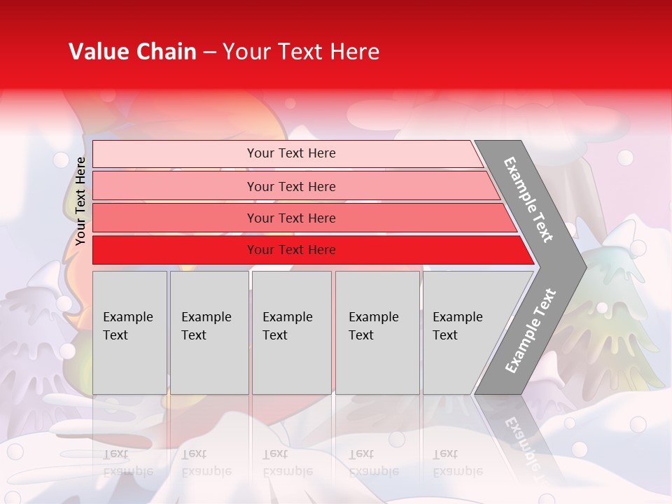 Misty Snowboarding Teenager PowerPoint Template