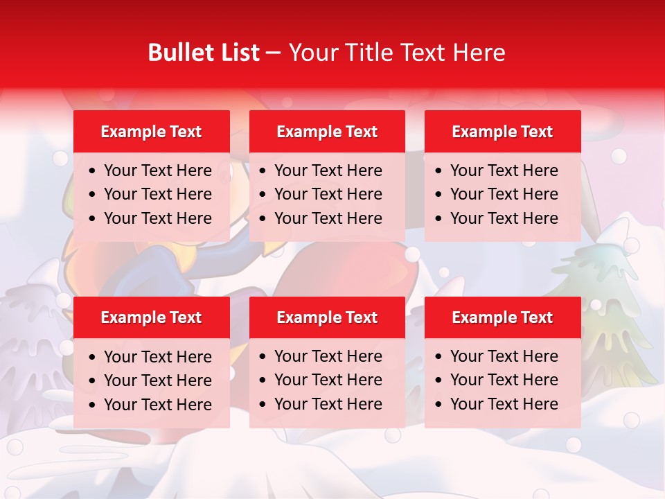 Misty Snowboarding Teenager PowerPoint Template