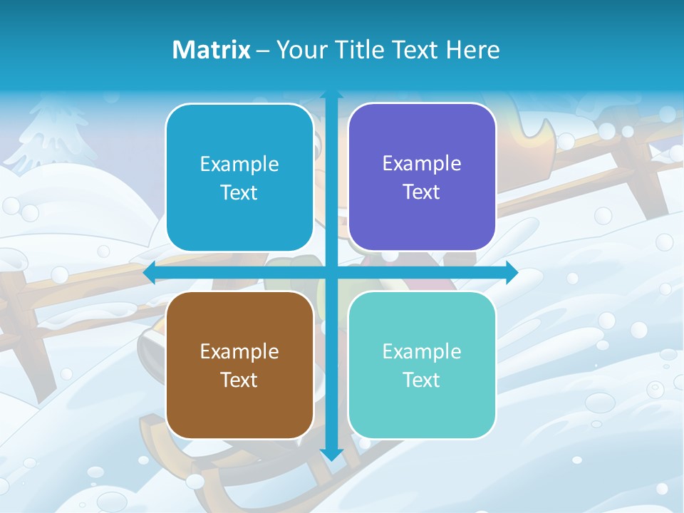 Preteen Sledge Smile PowerPoint Template