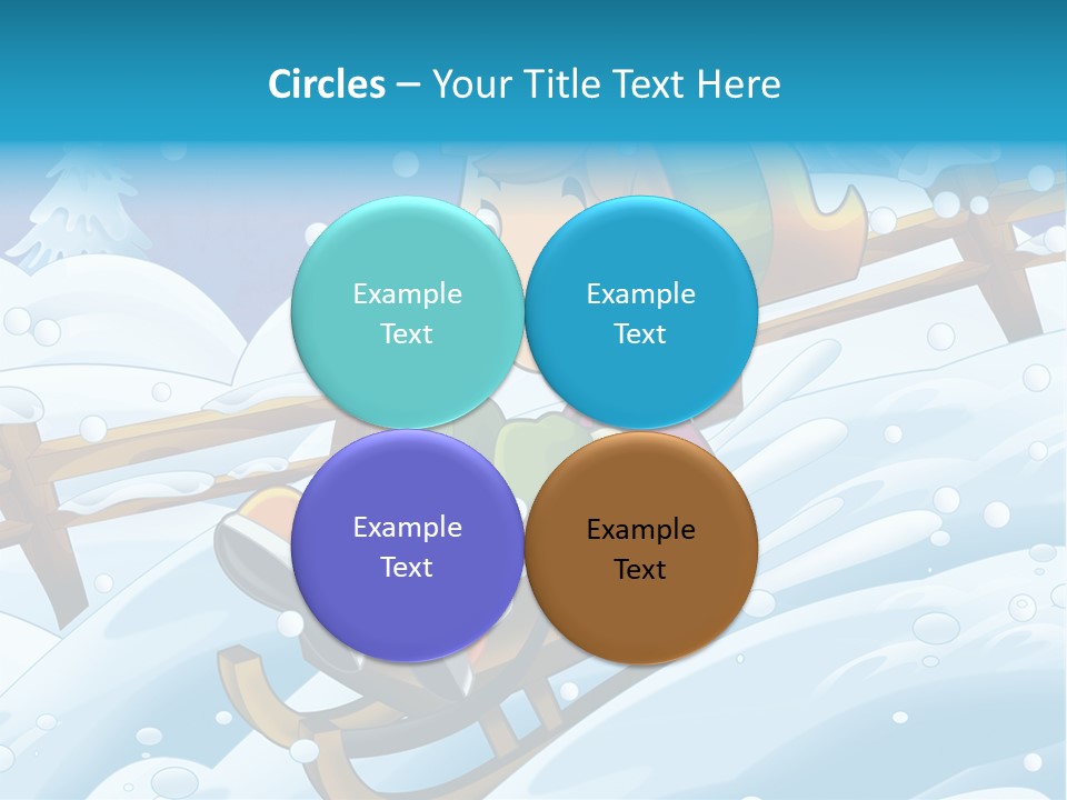 Preteen Sledge Smile PowerPoint Template