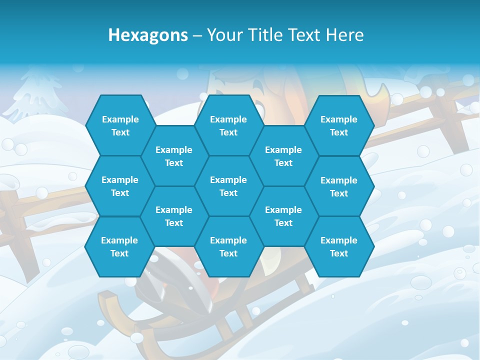 Preteen Sledge Smile PowerPoint Template