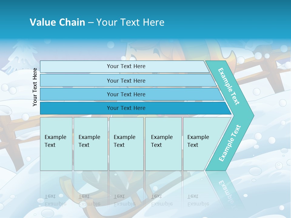 Preteen Sledge Smile PowerPoint Template
