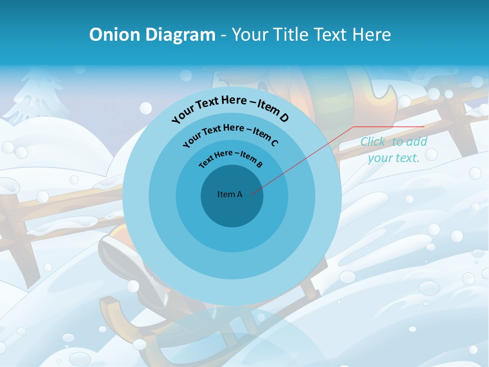 Preteen Sledge Smile PowerPoint Template