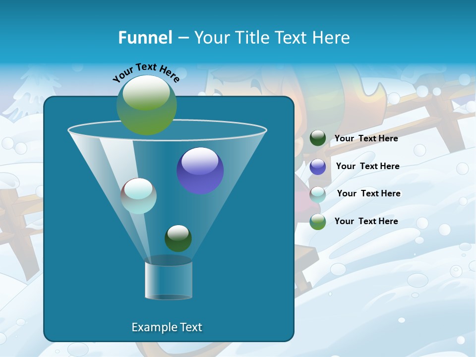 Preteen Sledge Smile PowerPoint Template