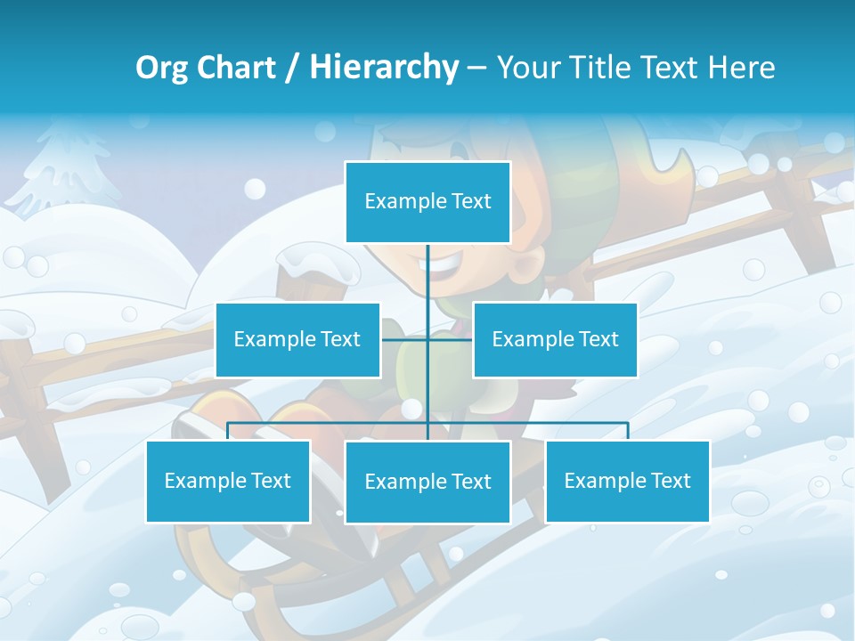 Preteen Sledge Smile PowerPoint Template