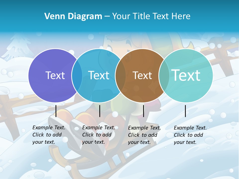 Preteen Sledge Smile PowerPoint Template