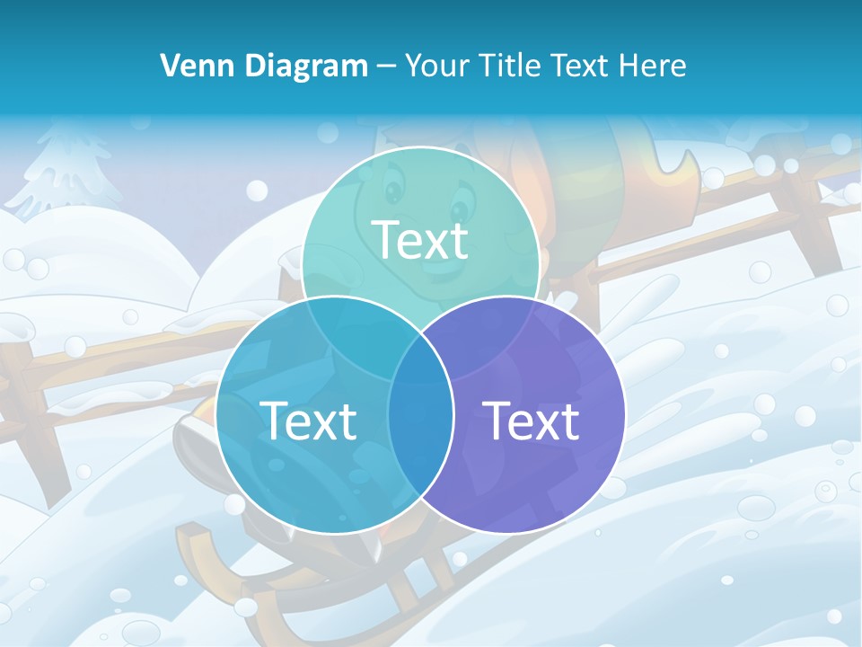 Preteen Sledge Smile PowerPoint Template