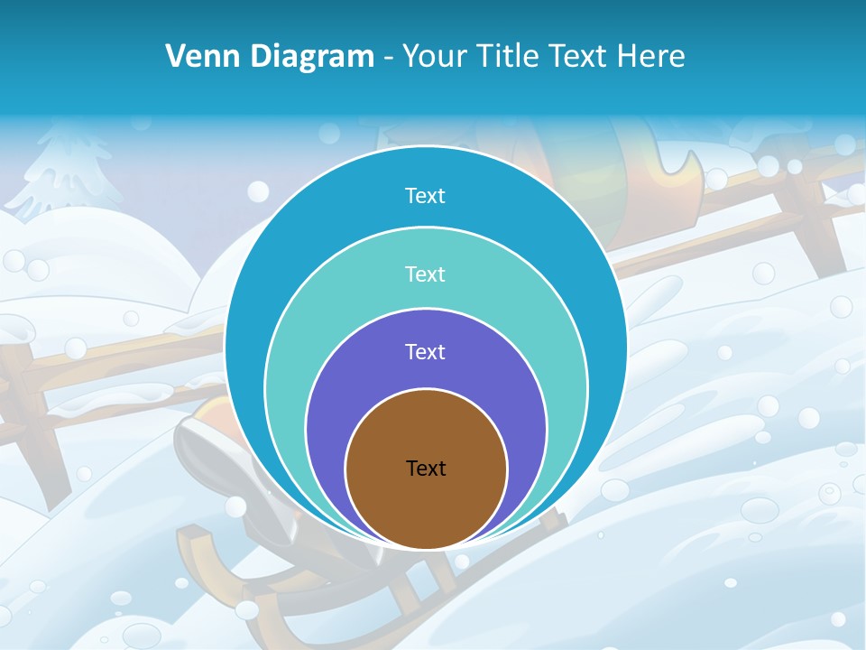 Preteen Sledge Smile PowerPoint Template