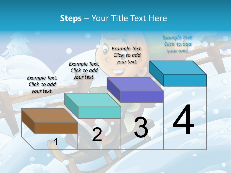 Preteen Sledge Smile PowerPoint Template